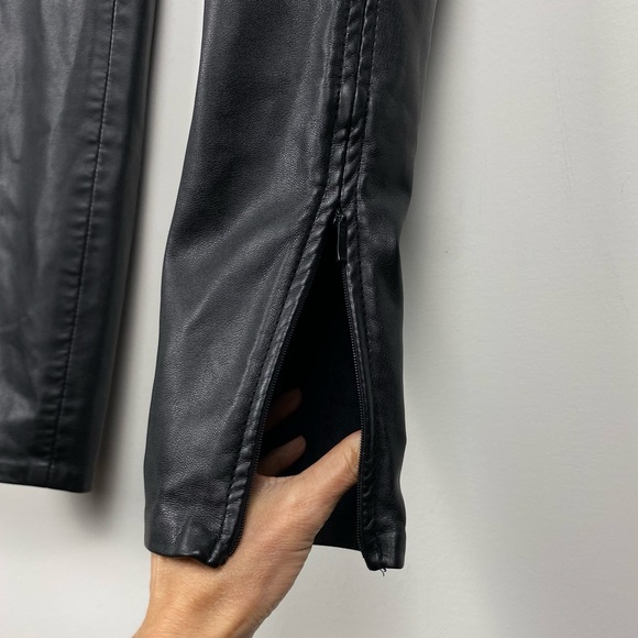 FREE PEOPLE ‘Lana’ Faux Leather Leggings, Black, Size 6 - Picture 8 of 15